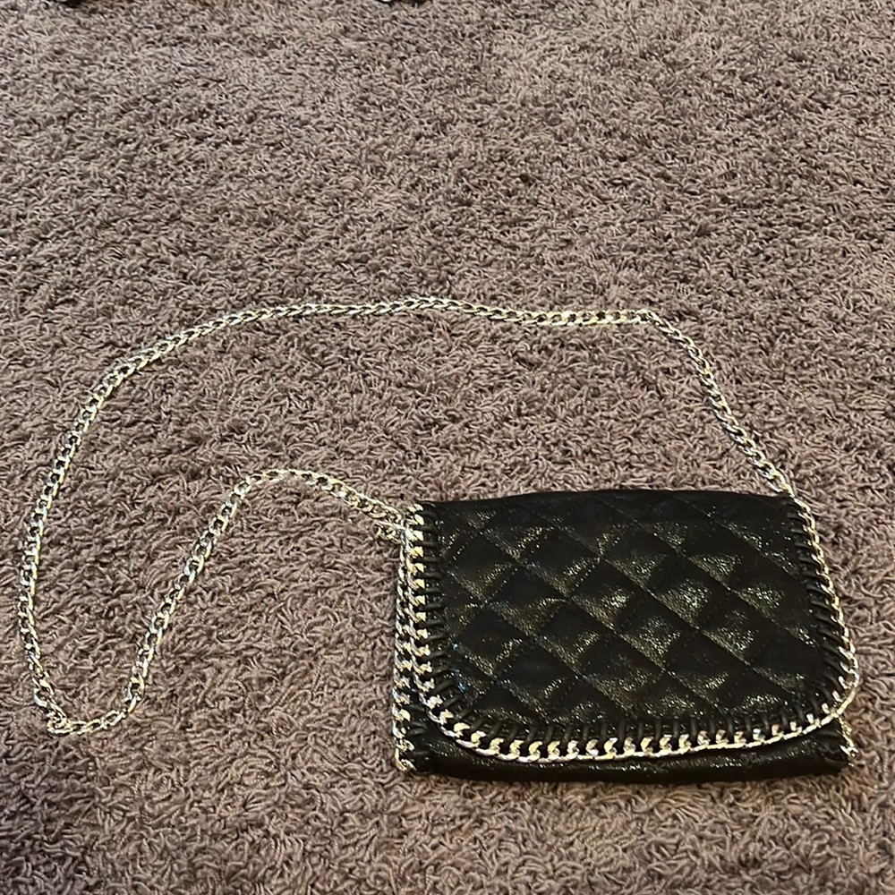 Black and silver bag
